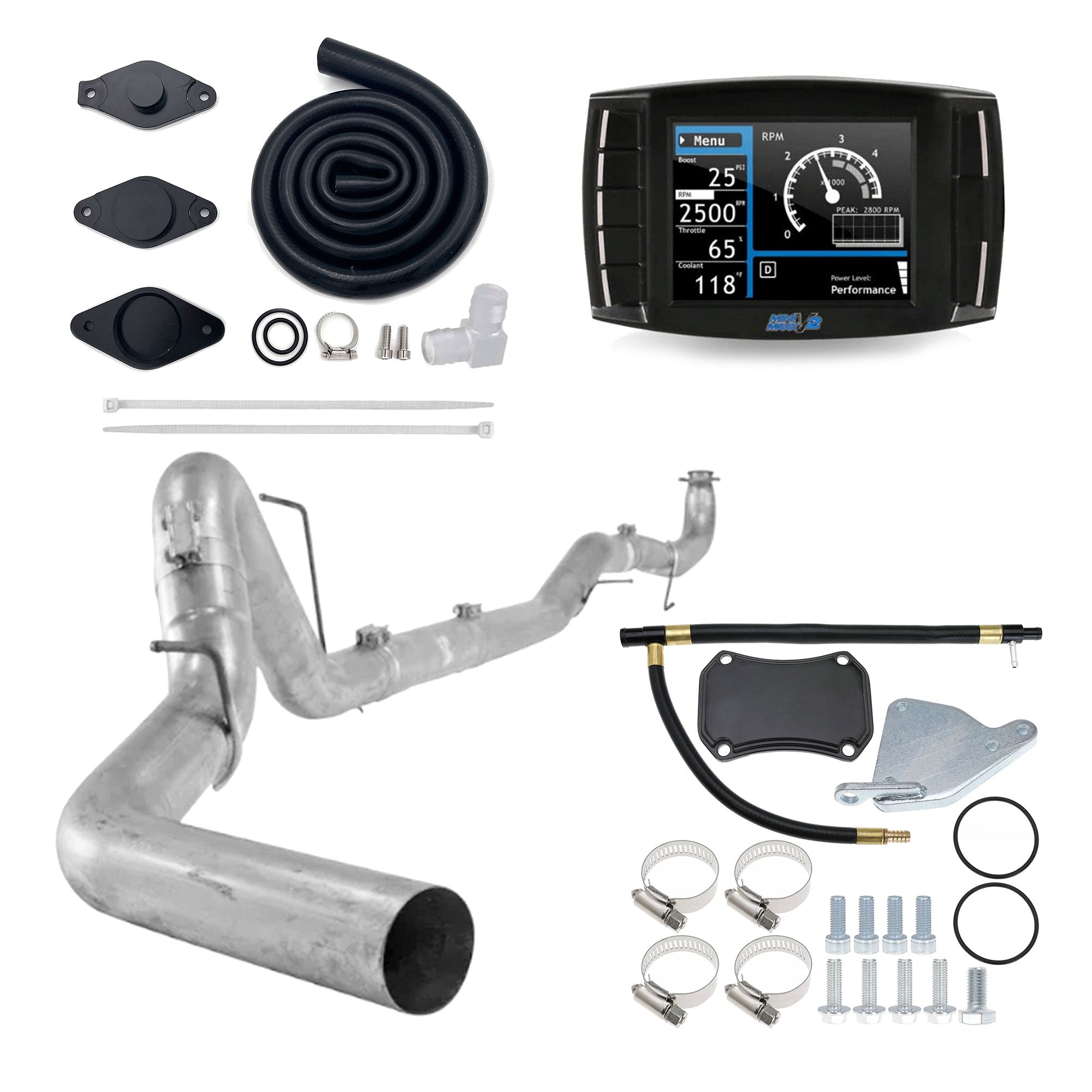 Full Delete Kit 4" DPF/CCV/DEF/EGR | 2015.5-2016 GM/Chevy Duramax LML 6.6L