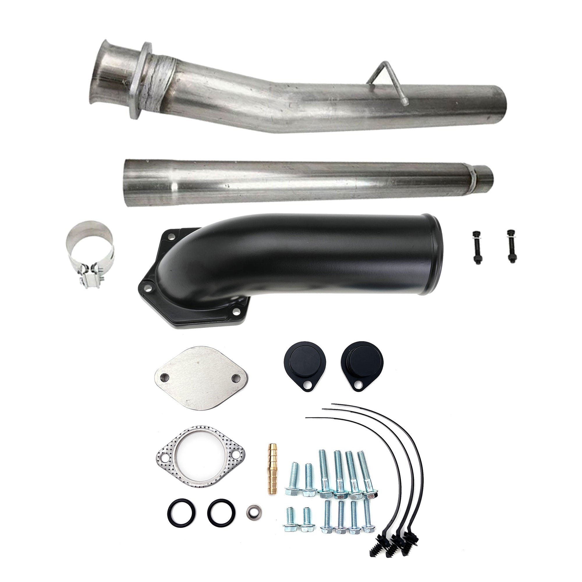 4" DPF Delete Pipe / EGR Delete | 2008-2010 Ford Powerstroke 6.4L