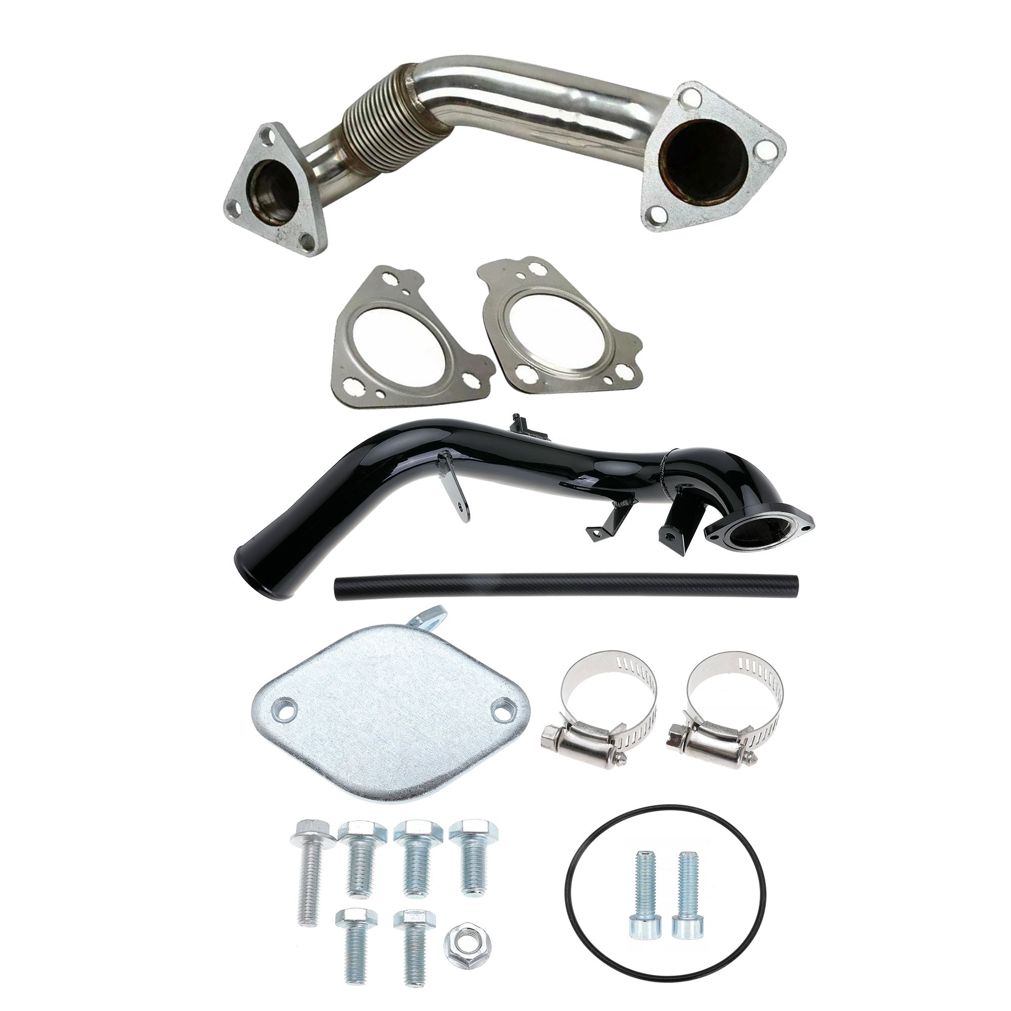 EGR Delete Kit | Passenger Side Up-Pipe | 2006-2007 GM/Chevy Duramax LBZ 6.6L