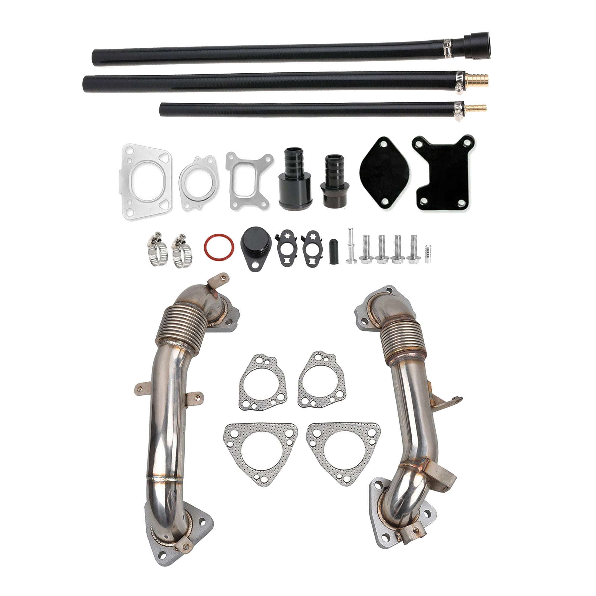 3.5" Up Pipes | EGR Delete | 2017-2021 GM/Chevy Duramax L5P 6.6L