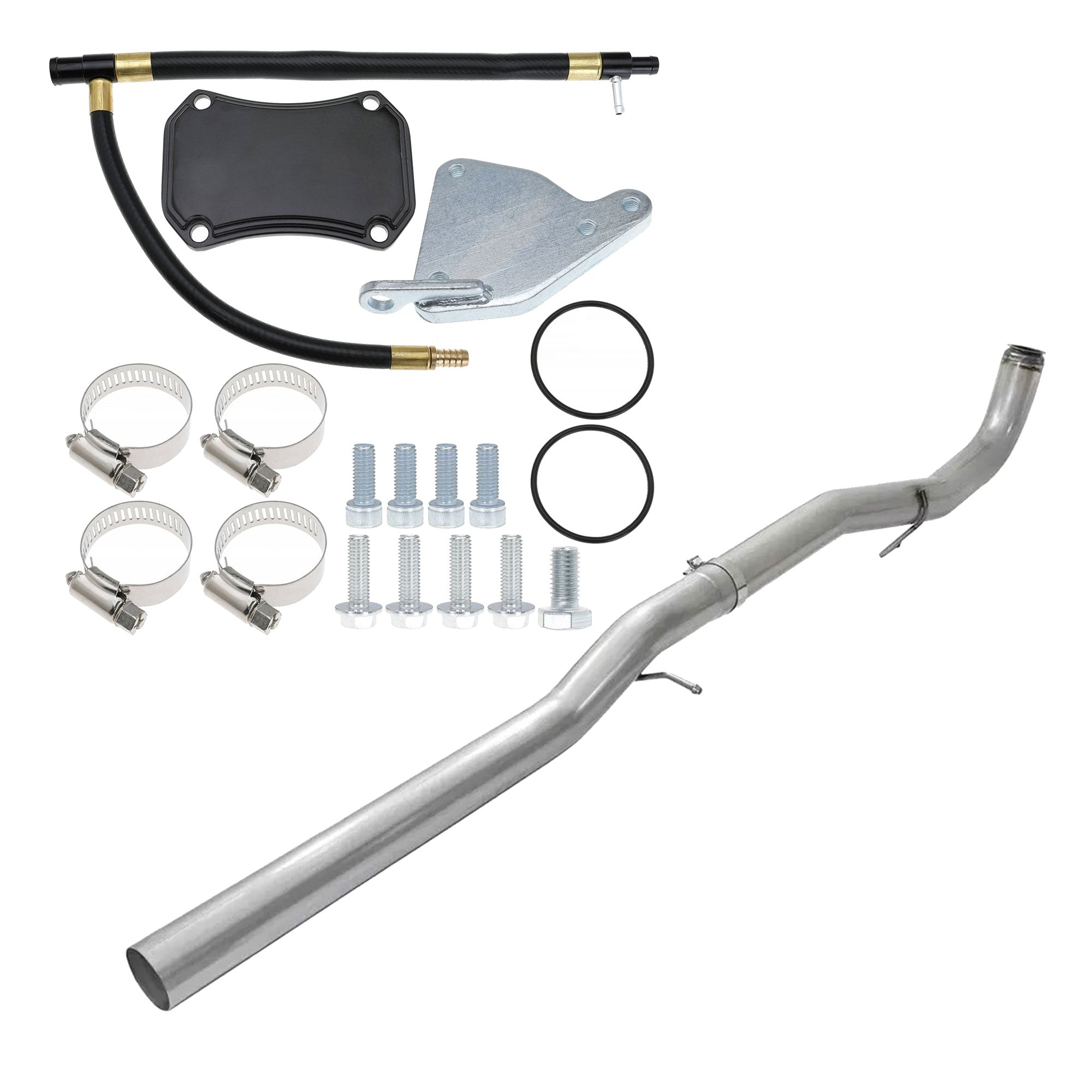 4" DPF & CAT Delete Pipe | EGR Delete | 2011-2015 GM/Chevy Duramax LML 6.6L