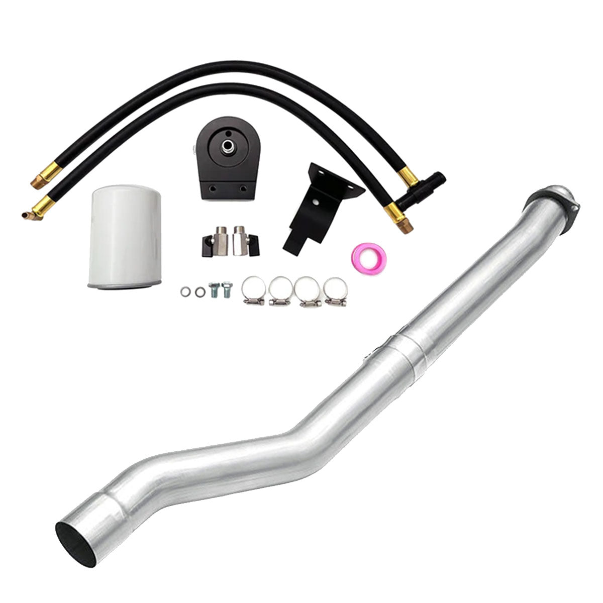 3.5" Delete Pipe | Coolant Filtration System | 2003-2007 Ford Powerstroke 6.0L