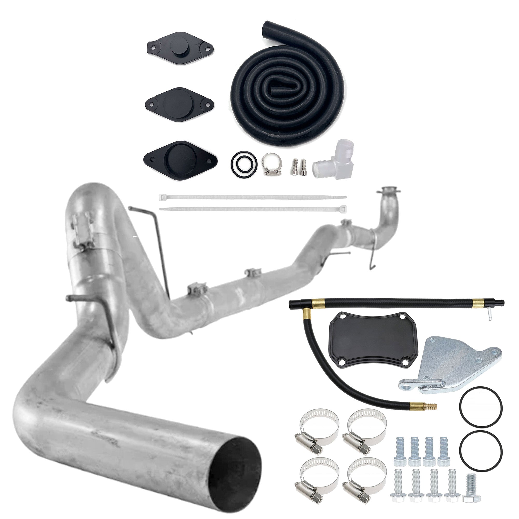 4" DPF/CCV/EGR Delete Kit | 2015.5-2016 GM/Chevy Duramax LML 6.6L