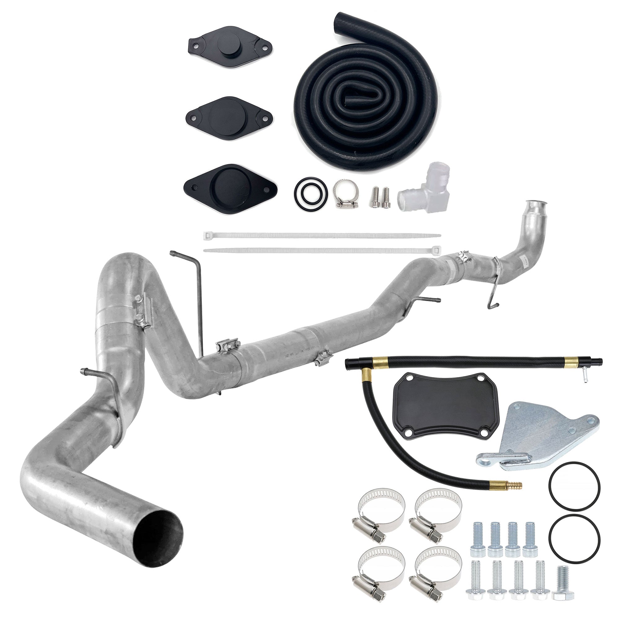 4" DPF/CCV/EGR Delete Kit | 2011-2015 GM/Chevy Duramax LML 6.6L