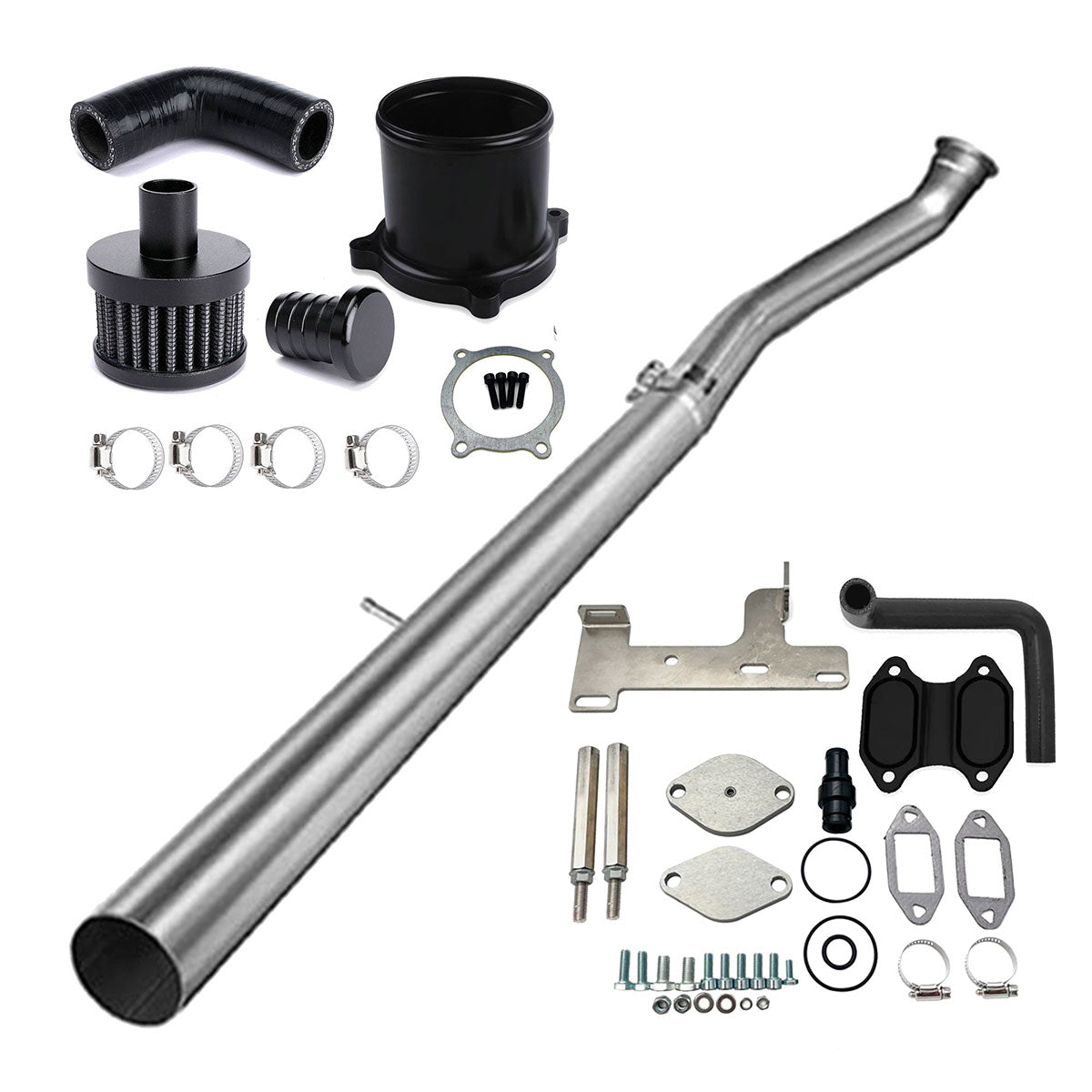 4" DPF/EGR Delete Kit | 2010-2012 Ram Cummins 6.7L