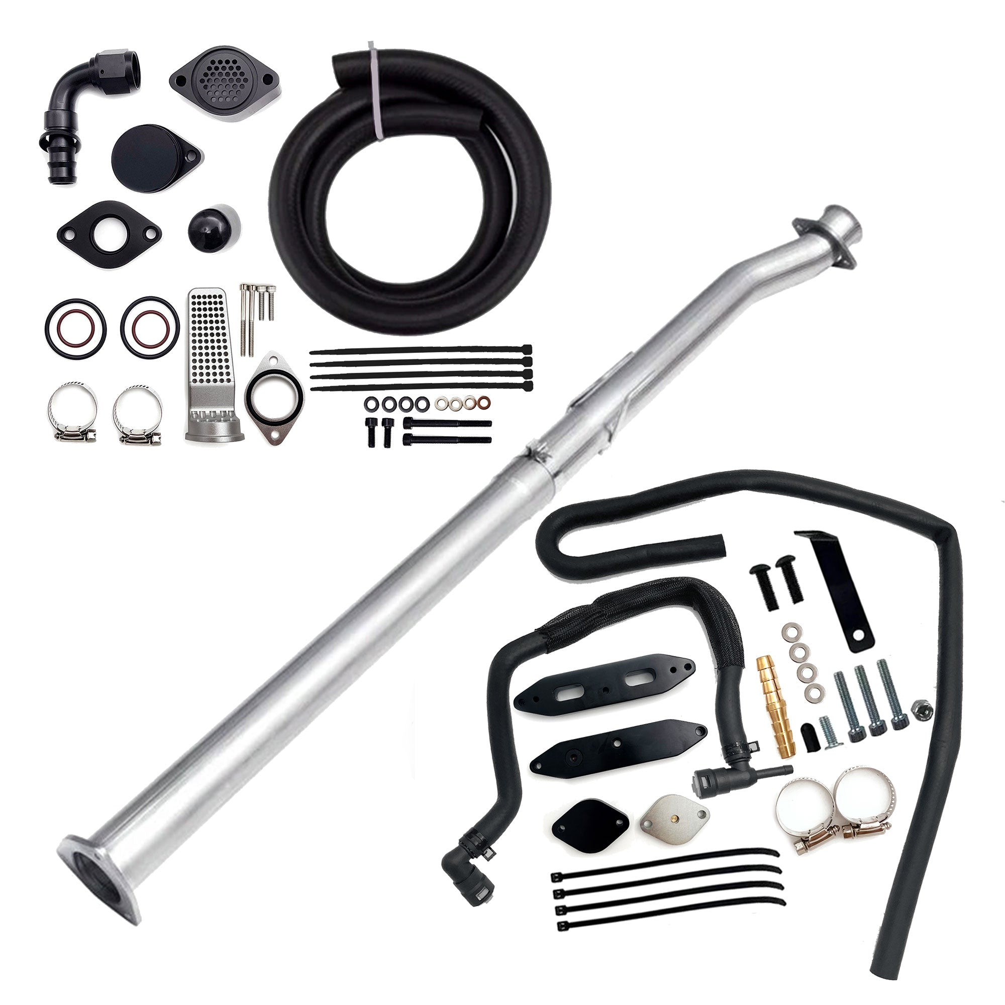 4" DPF/CCV/EGR Delete Kit | 2011-2019 Ford Powerstroke 6.7L