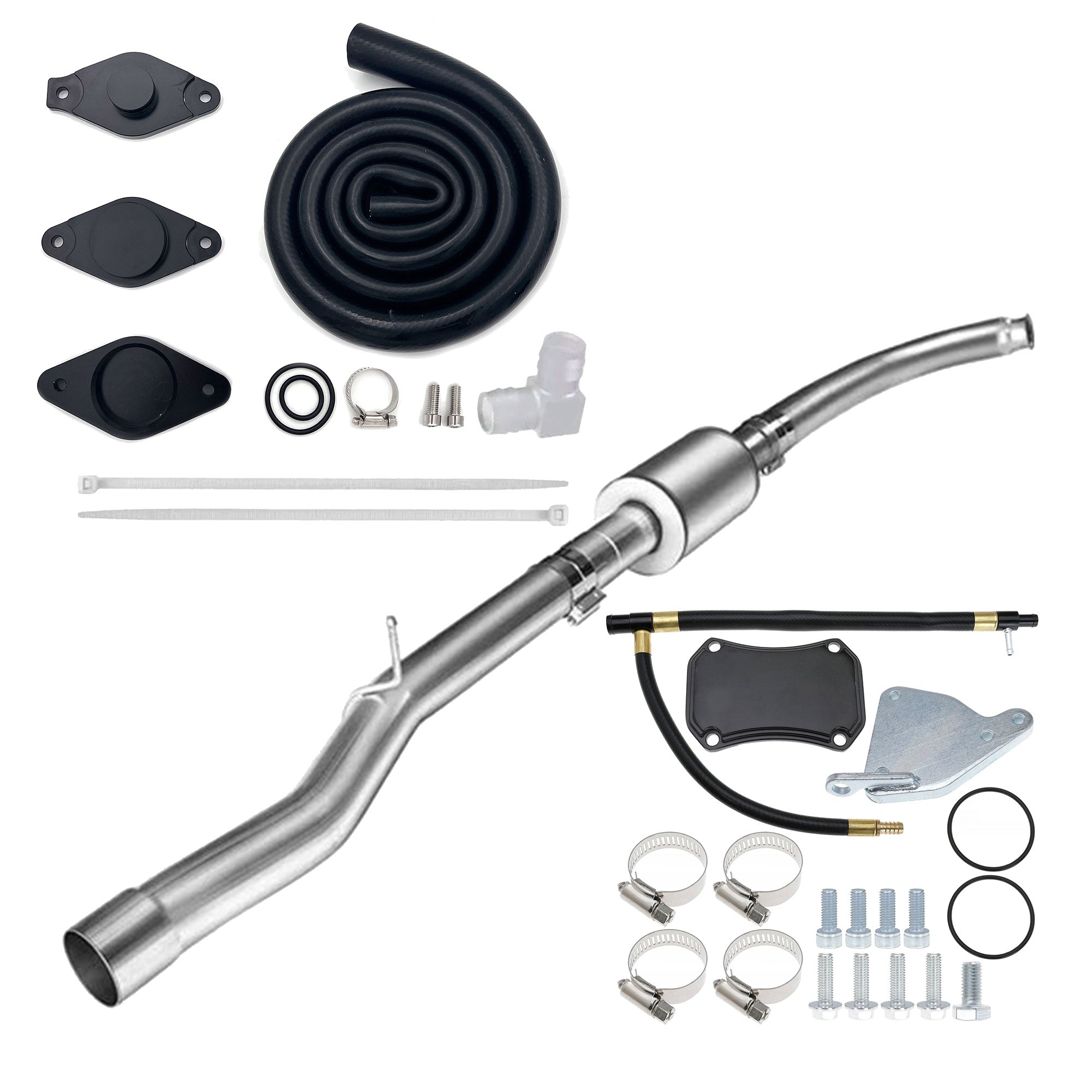 4" DPF & CAT | CCV/EGR Delete Kit | 2011-2015 GM/Chevy Durama LML 6.6L