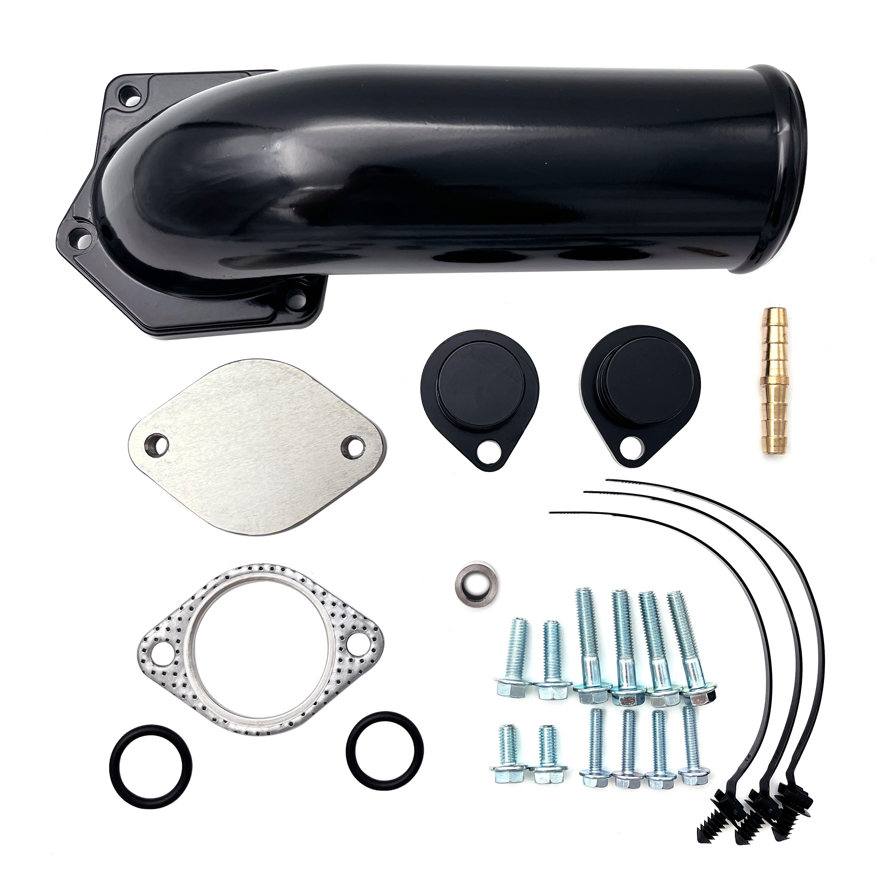 Exhaust Up-Pipe | EGR Delete Kit | 2008-2010 Ford Powerstroke 6.4L