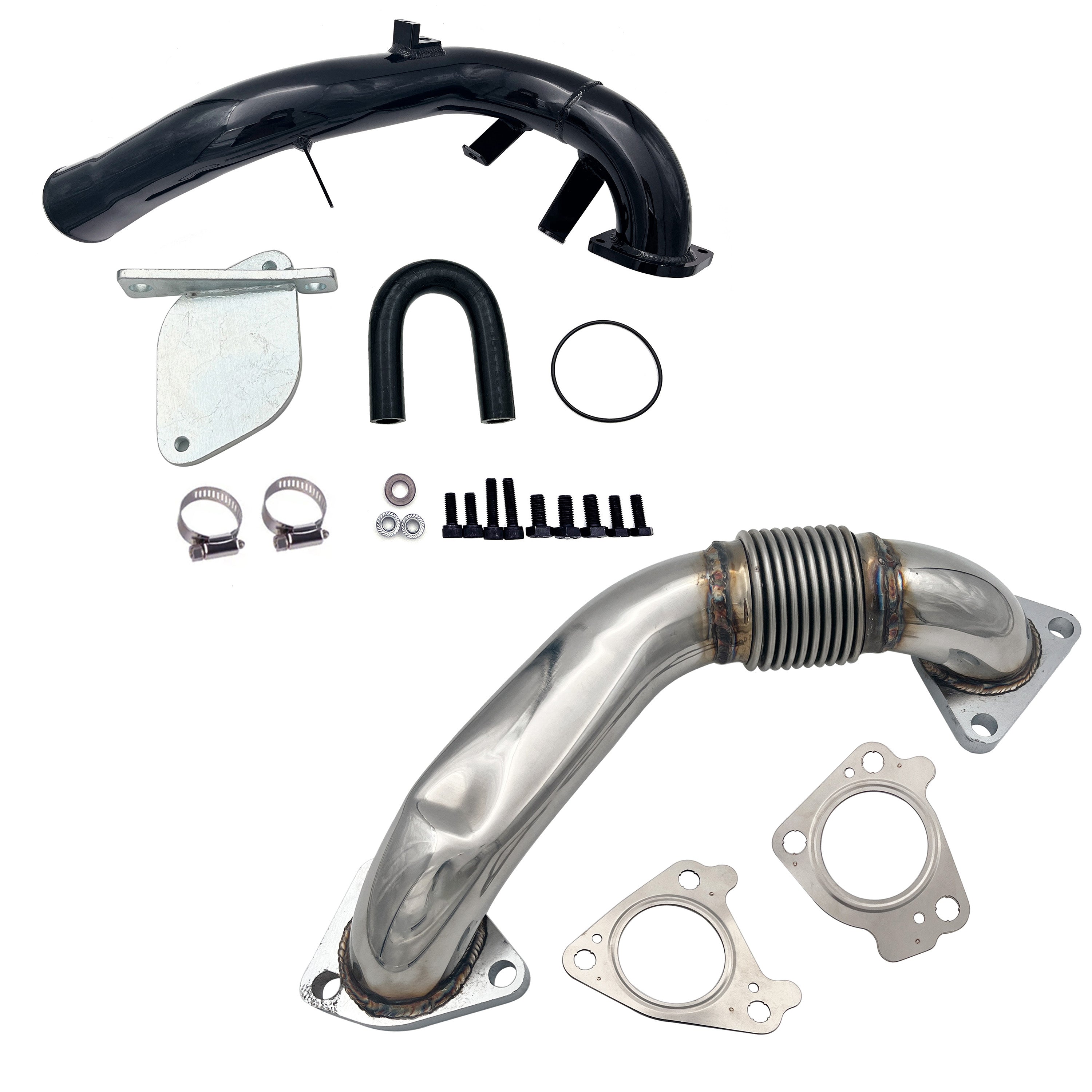 EGR Delete Kit | Passenger Side Up-Pipe | 2007-2010 GM/Chevy Duramax 6.6L