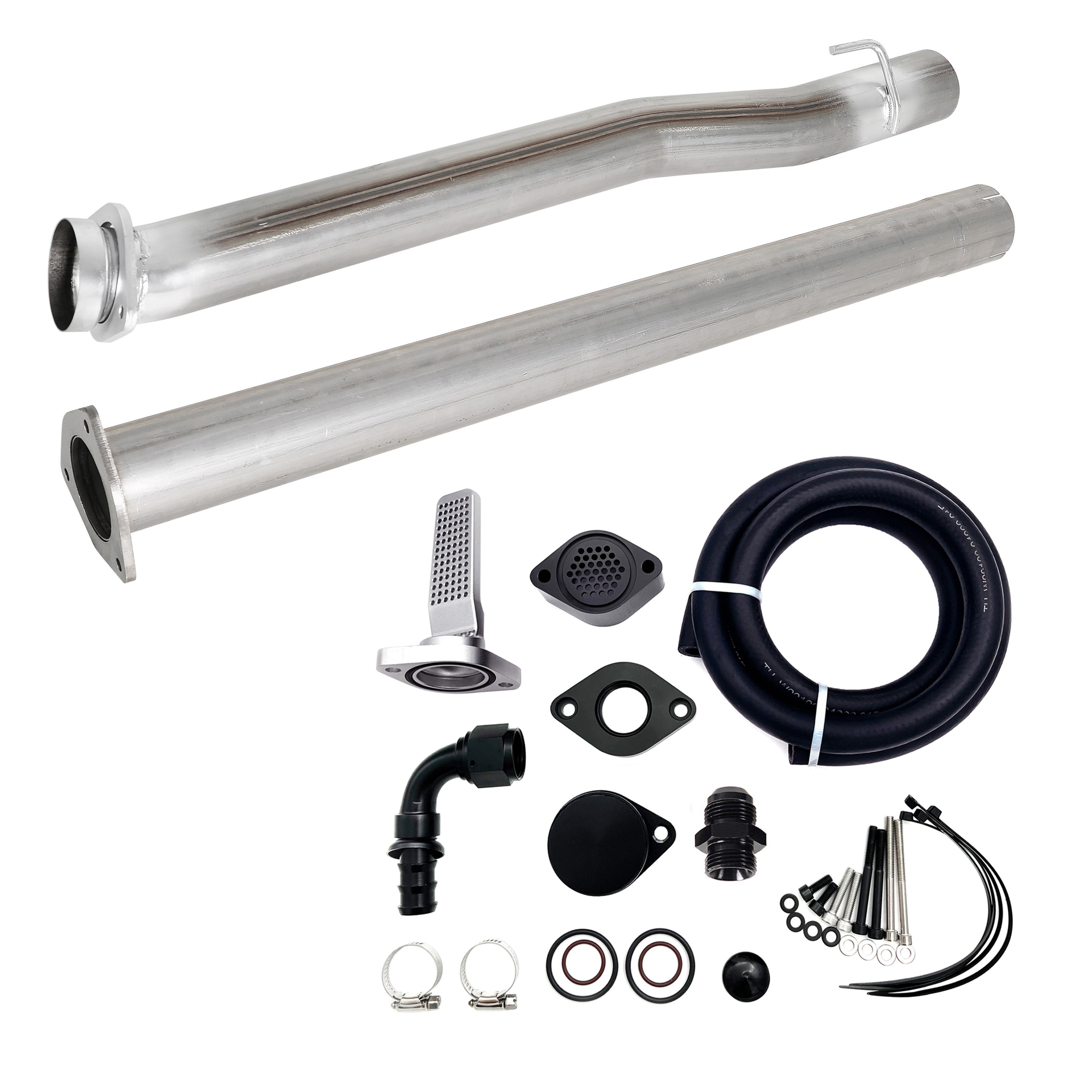 4" DPF Delete Pipe/CCV Delete Kit | 2011-2017 Ford Powerstroke 6.7L