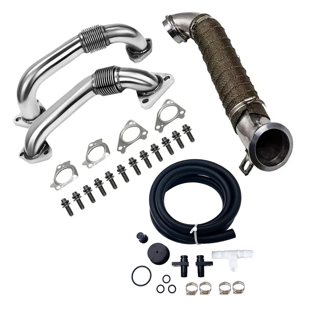 Downpipe/CCV/PCV Reroute Kit | 2004.5-2010 GM/Chevy Duramax 6.6L