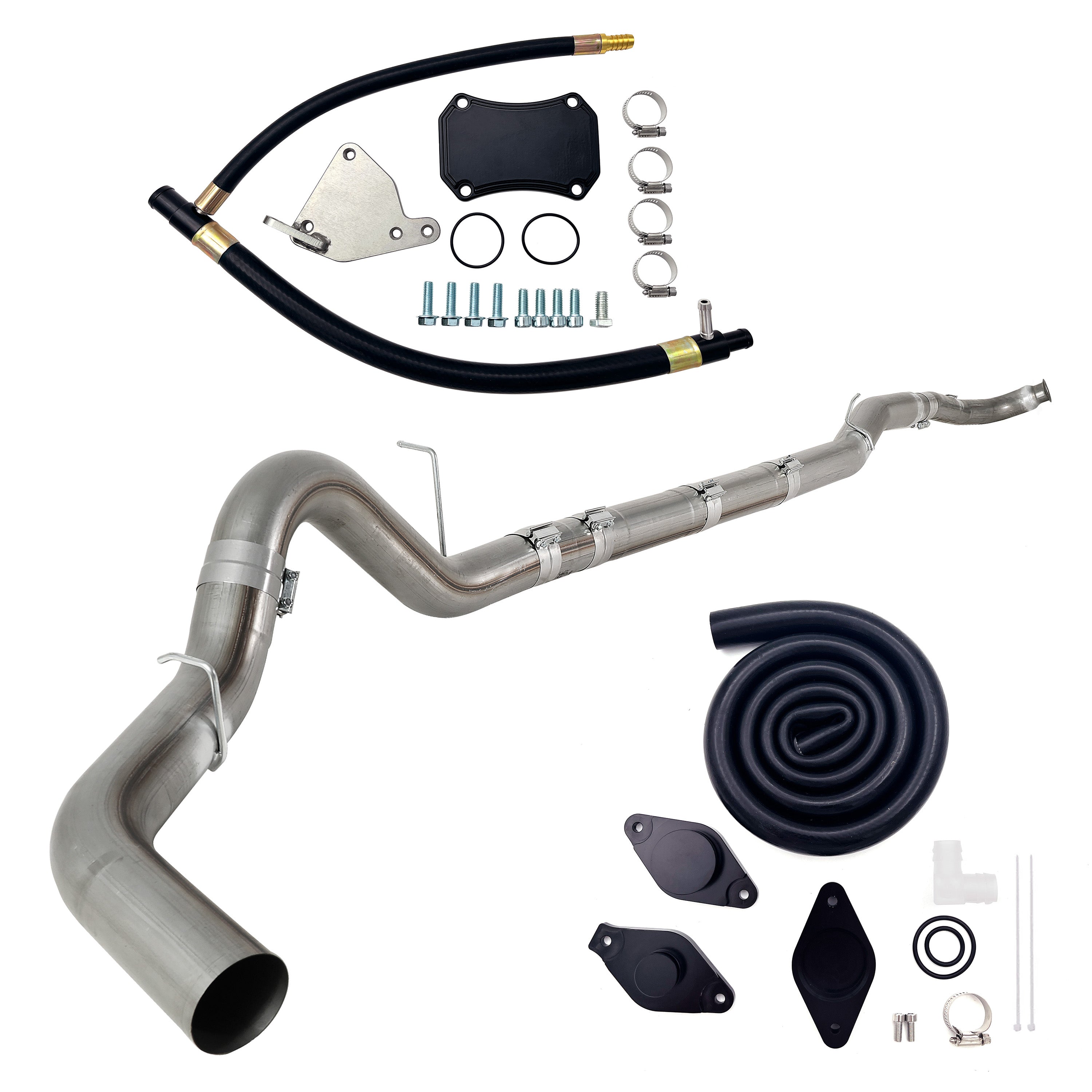 4" DPF/CCV/EGR Delete Kit | 2011-2015 GM/Chevy Duramax LML 6.6L