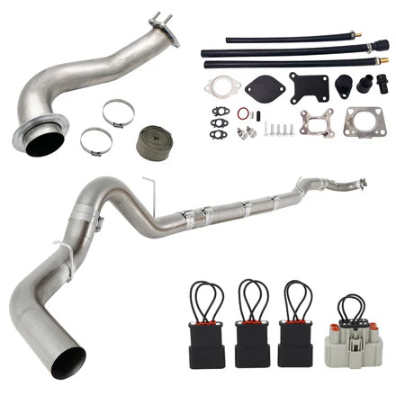 3.5" Downpipe | 5" DPF pipe | EGR Delete | 2017-2019 GM/Chevy Duramax L5P 6.6L