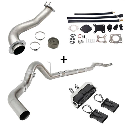 3.5" Downpipe | 5″ DPF pipe | EGR Delete | 2020-2022 GM/Chevy Duramax L5P 6.6L