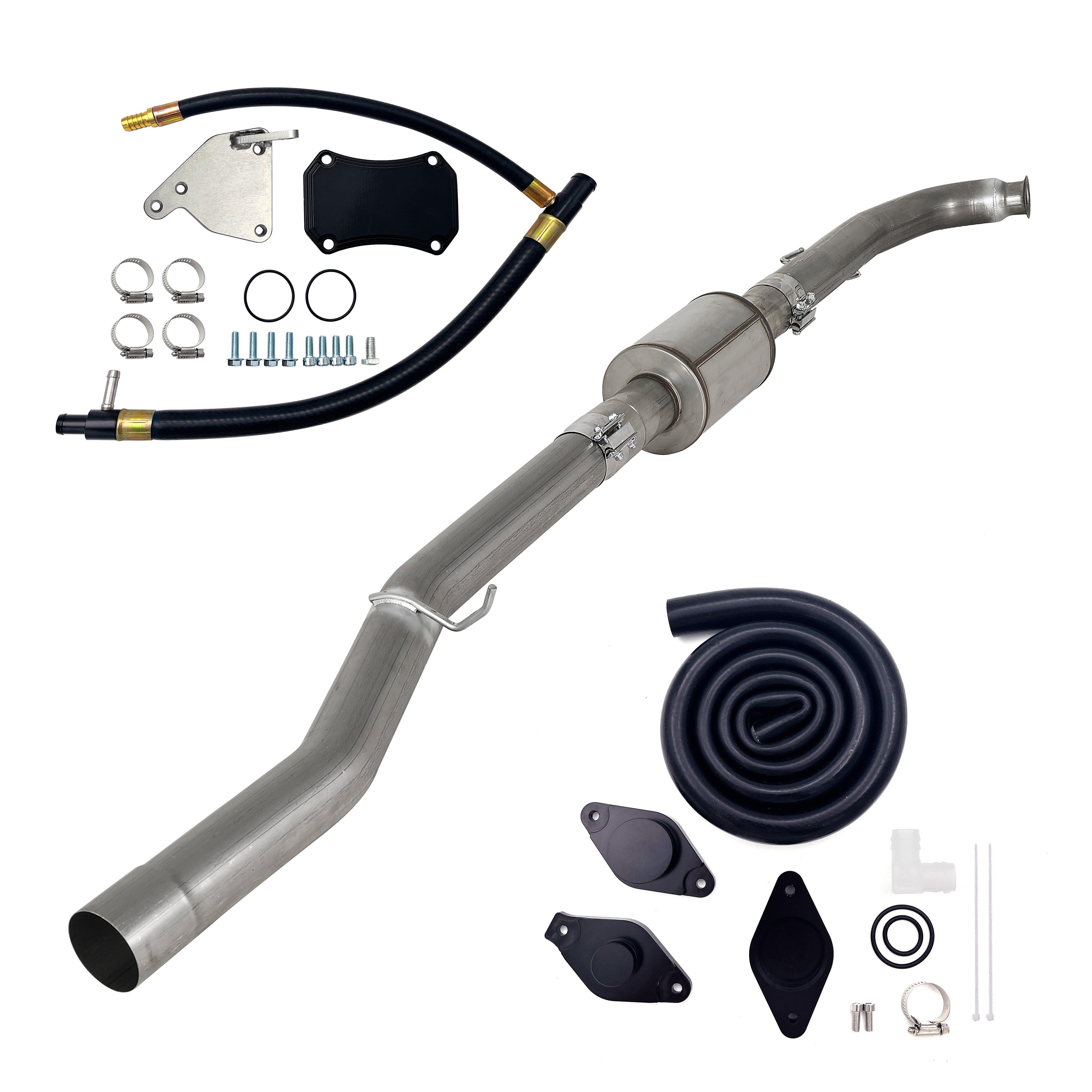 4" DPF & CAT | CCV/EGR Delete Kit | 2011-2015 GM/Chevy Durama LML 6.6L