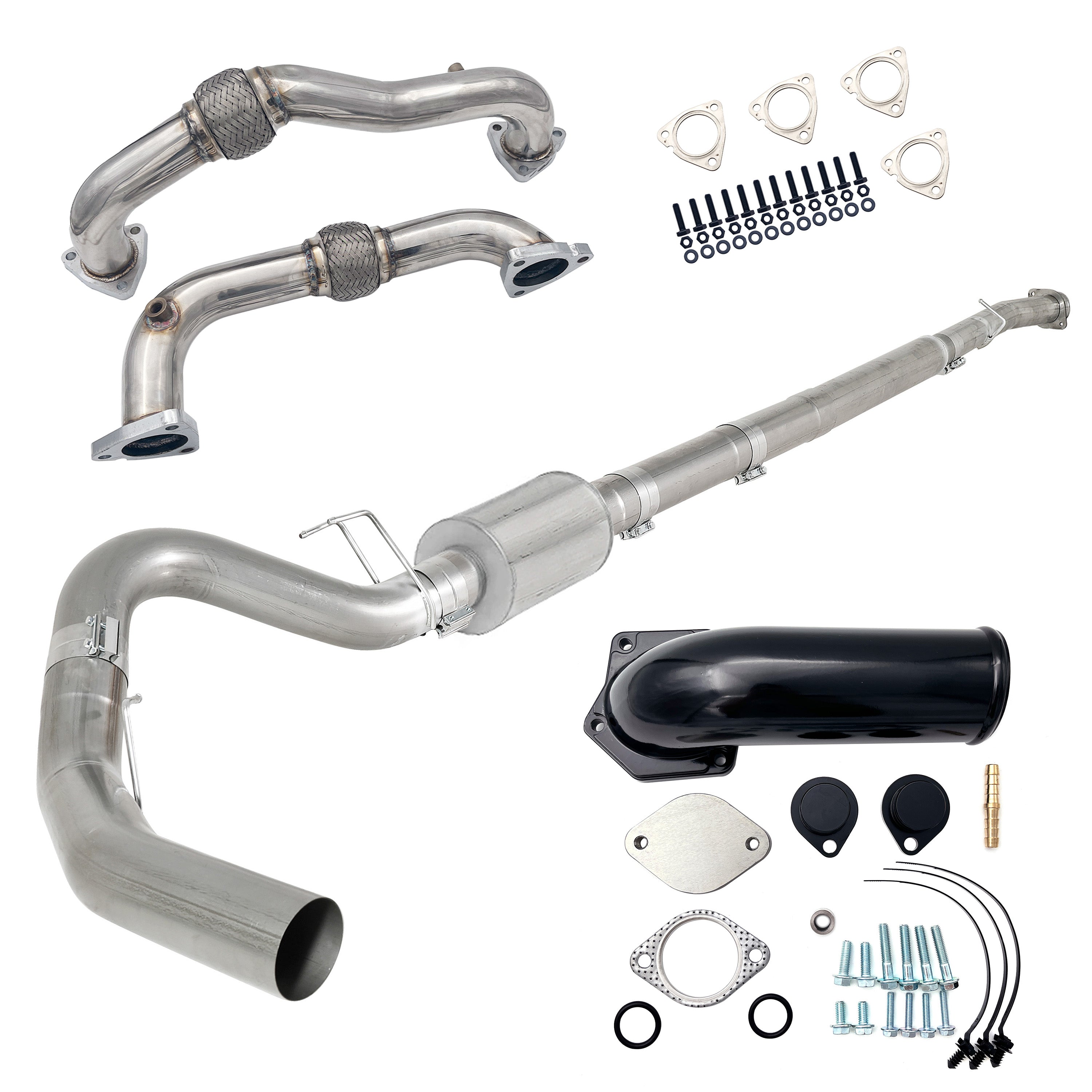 5" DPF Delete Pipe | EGR Delete Kit | 2008-2010 Ford Powerstroke 6.4L