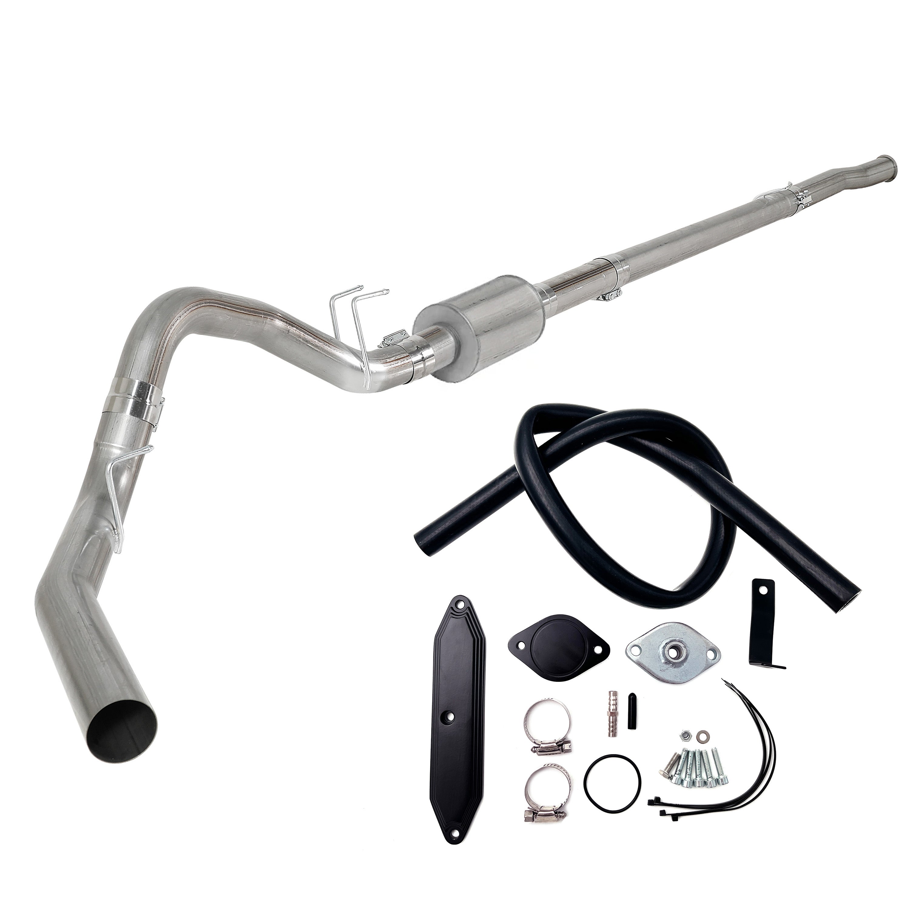 4"/5" DPF Delete Pipe | EGR Delete Kit | 2011-2022 Ford Powerstroke 6.7L