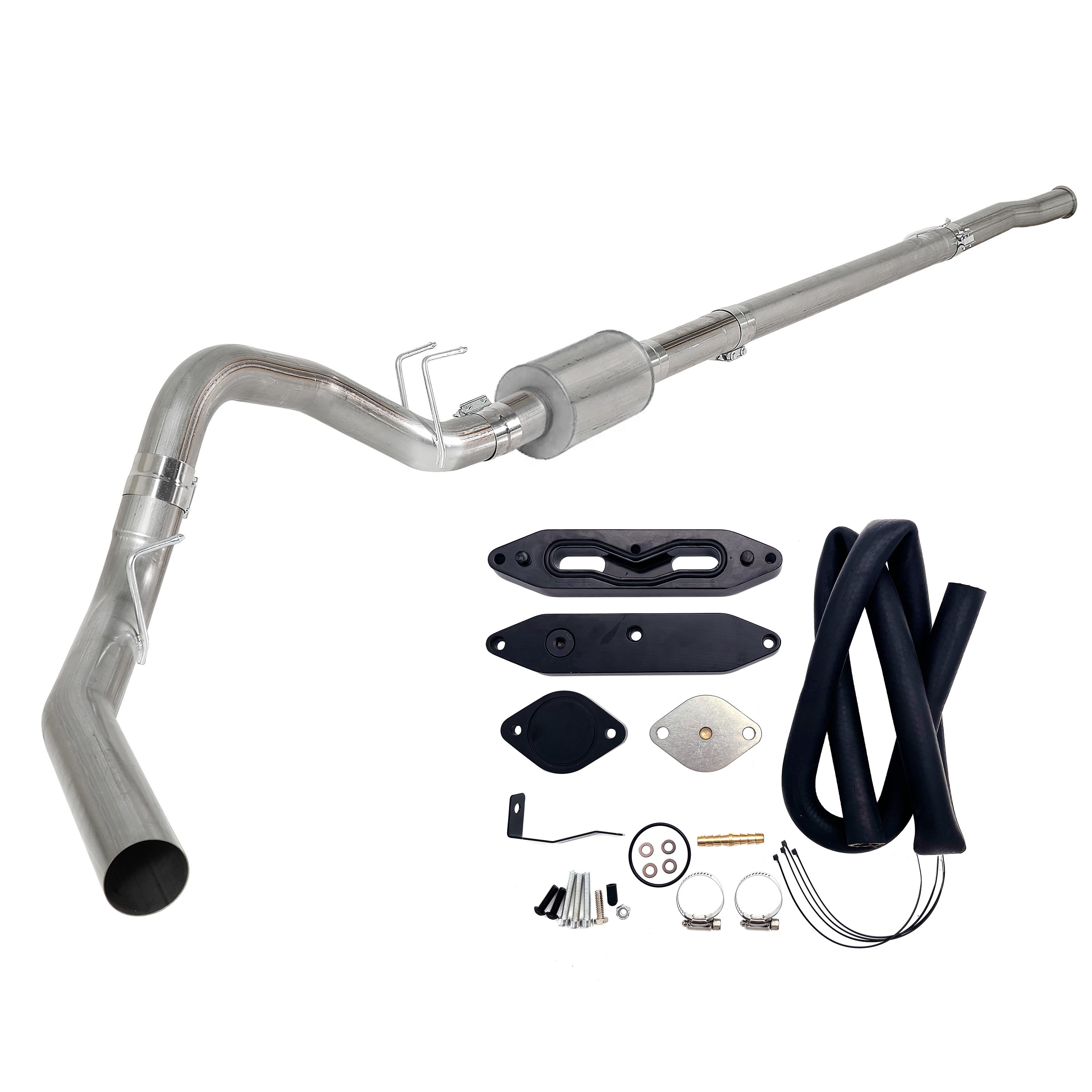 4"/5" DPF Delete Pipe | EGR Delete Kit | 2011-2022 Ford Powerstroke 6.7L