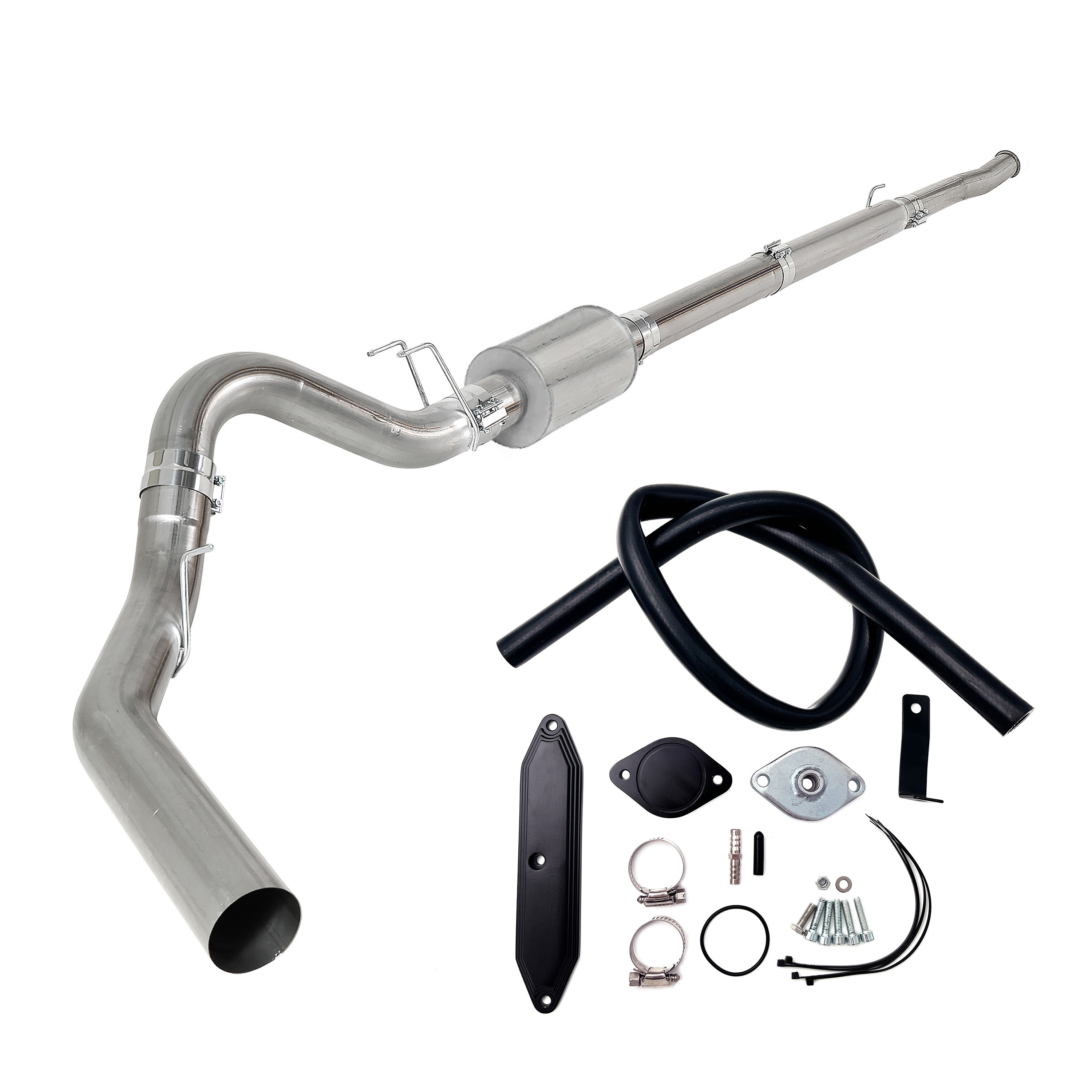 4"/5" DPF Delete Pipe | EGR Delete Kit | 2011-2022 Ford Powerstroke 6.7L