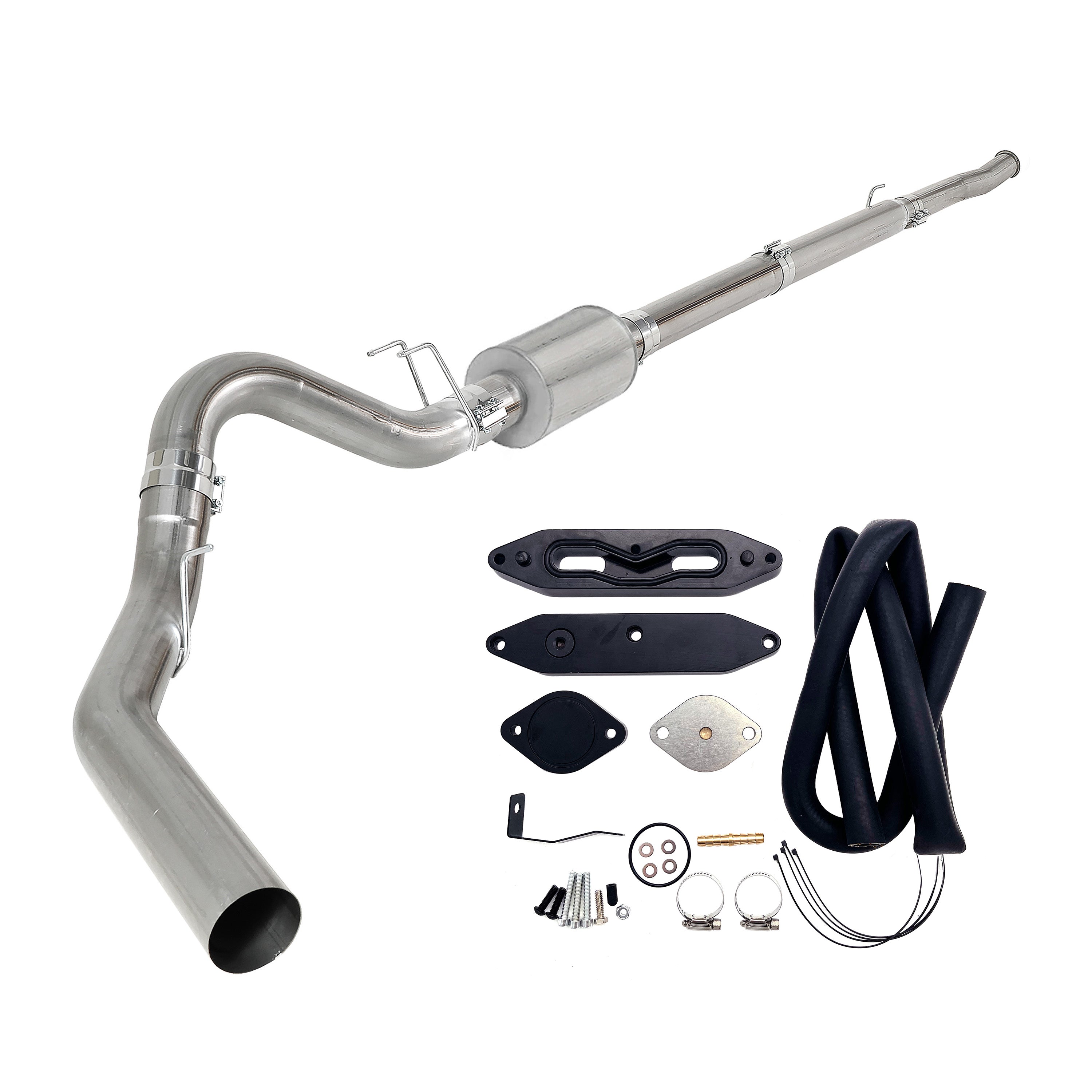 4"/5" DPF Delete Pipe | EGR Delete Kit | 2011-2022 Ford Powerstroke 6.7L