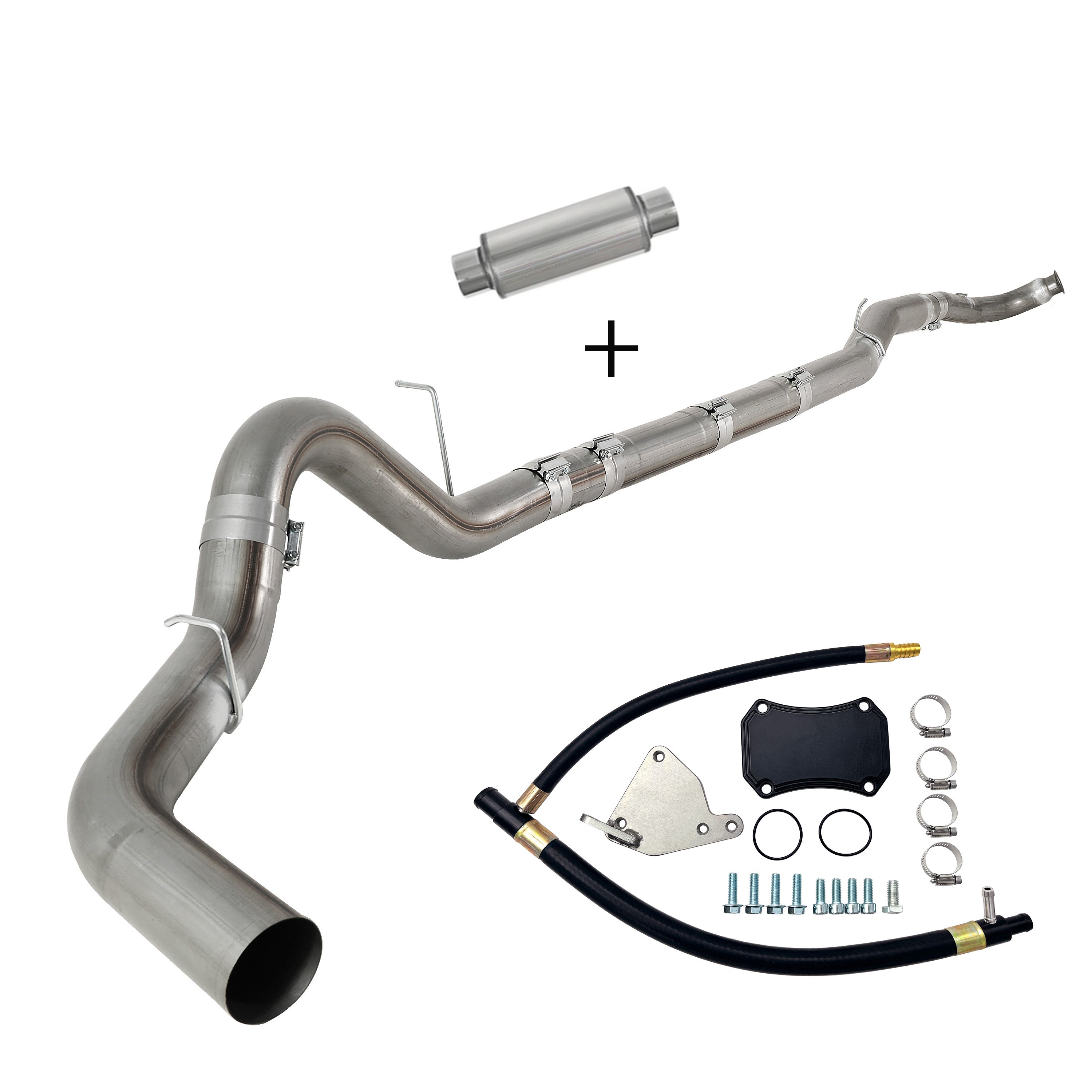 4"/5" DPF Delete Pipe | EGR Delete | 2011-2016 GM/Chevy Duramax 6.6L