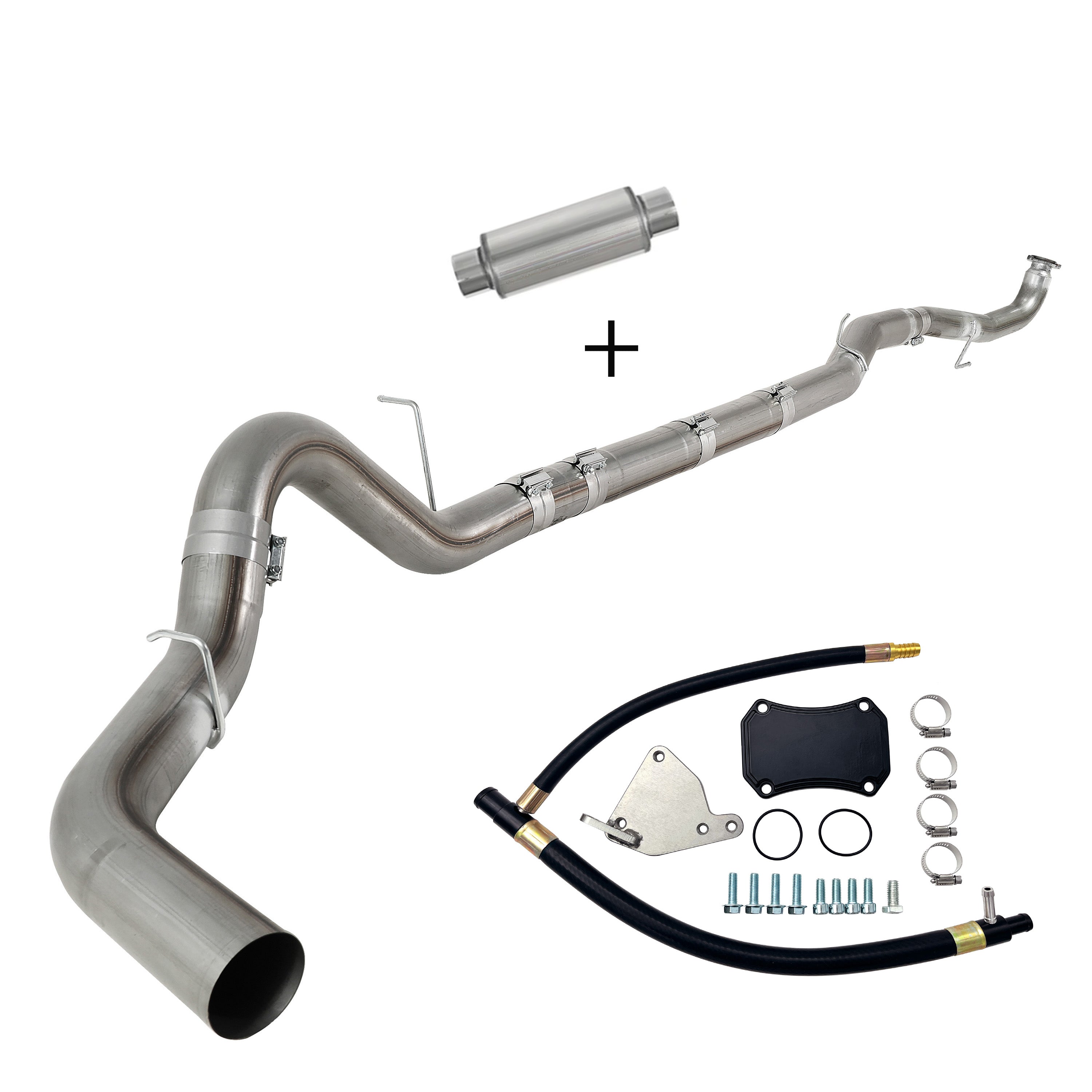 4"/5" DPF Delete Pipe | EGR Delete | 2011-2016 GM/Chevy Duramax 6.6L