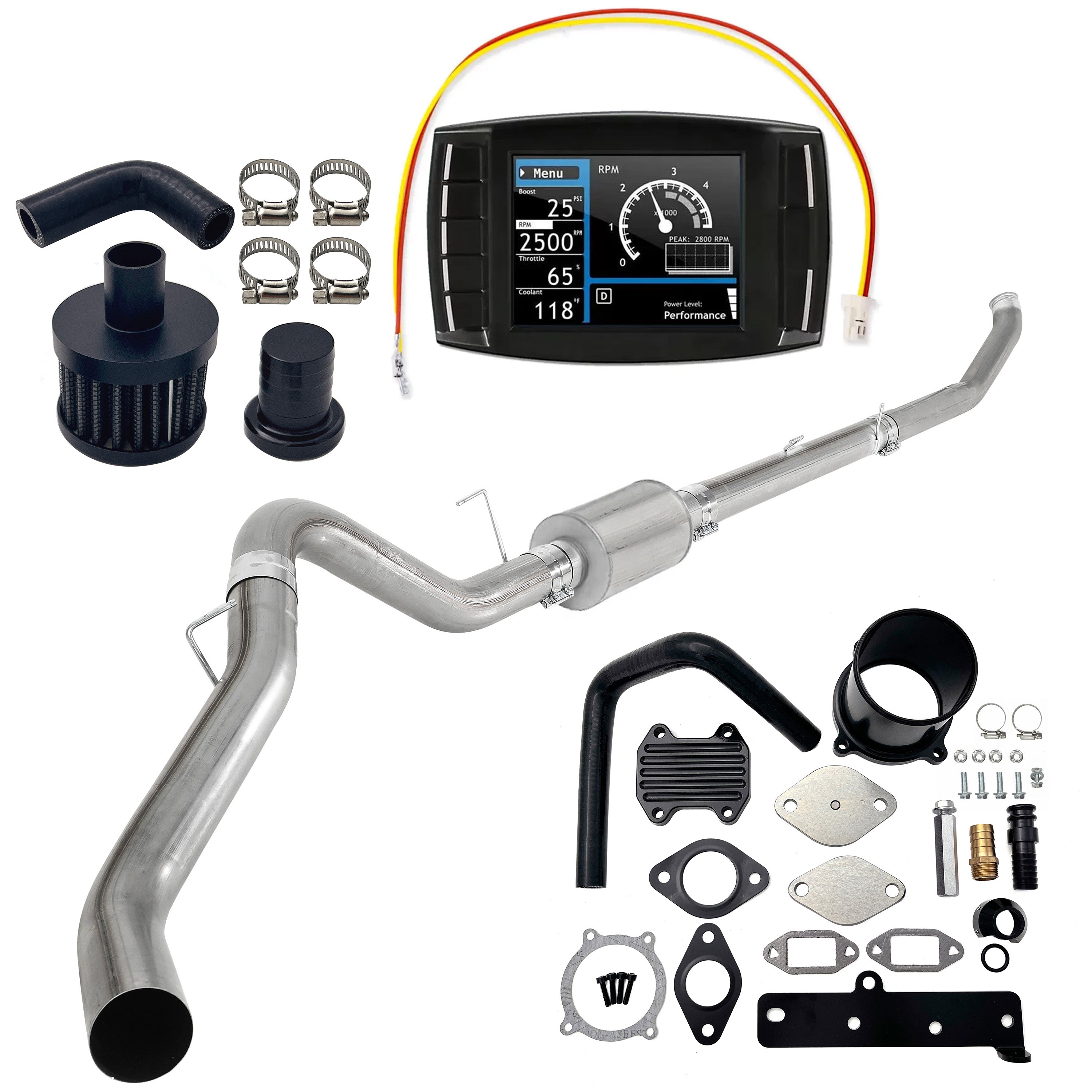 Full Delete Kit 5" DPF/DEF/EGR/CCV | 2013-2018 Ram Cummins 6.7L