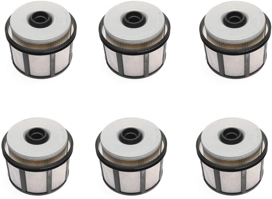 iFJF FD4596 Fuel Filter for Ford  F250 F350 F450 F550 Super Duty 7.3L Powerstroke V8 1999-2003 F81Z9N184AA (Set of 6)