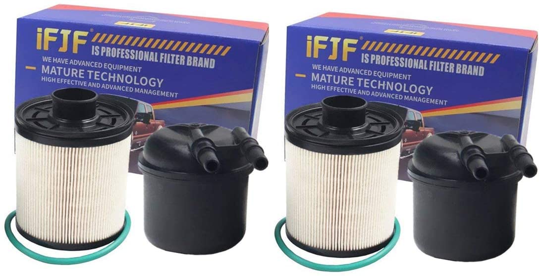 iFJF FD4615 Fuel Filter Water Separator for Ford F-250 F-350 F-450 F-550 Super Duty 6.7L V8 Diesel Powerstroke